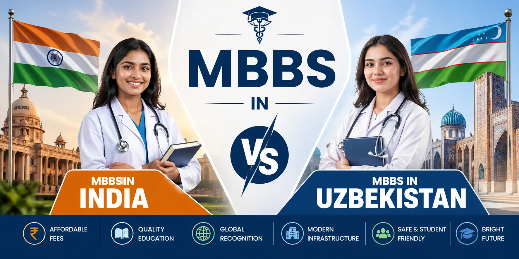 MBBS in India vs Uzbekistan